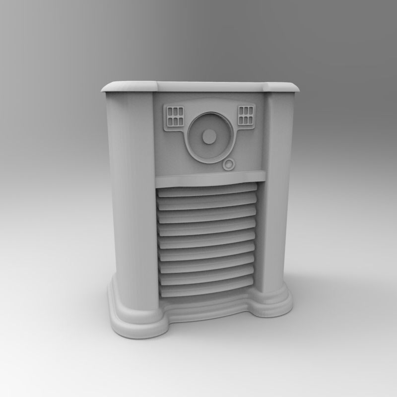 Zentih Radio 1940-1945 - 3d printable 1-35 scale accessory 3D print model_3