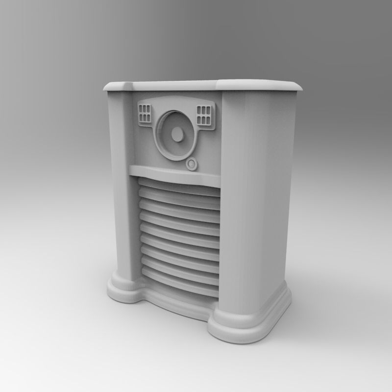 Zentih Radio 1940-1945 - 3d printable 1-35 scale accessory 3D print model_7