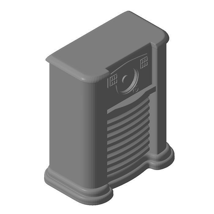 Zentih Radio 1940-1945 - 3d printable 1-35 scale accessory 3D print model_1
