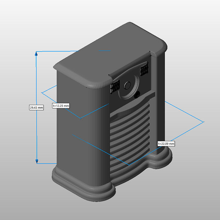 Zentih Radio 1940-1945 - 3d printable 1-35 scale accessory 3D print model_2