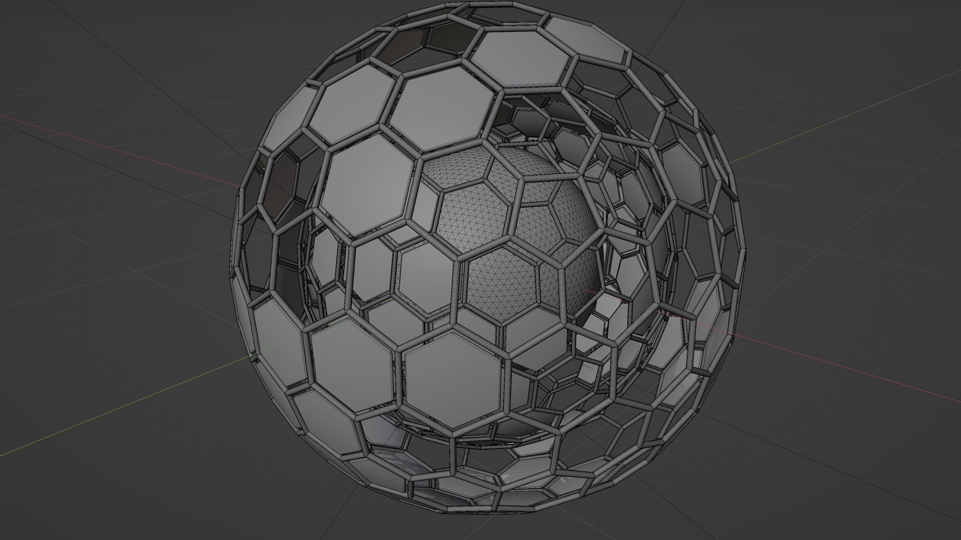 Glowing Sphere 3D model_3