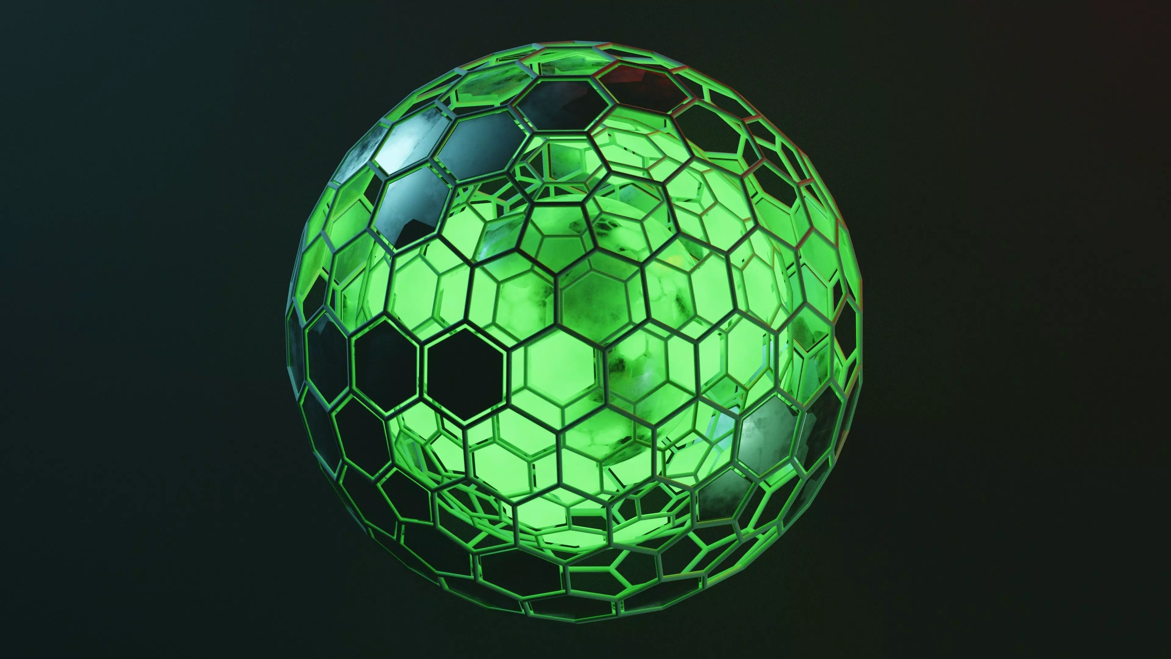 Glowing Sphere 3D model_0