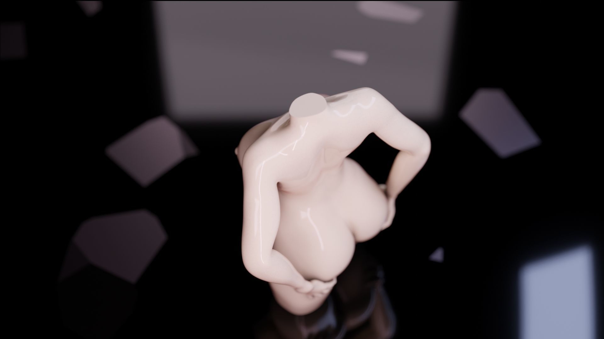 Sexy Woman Statue 6 Pregnant 3D print model_9