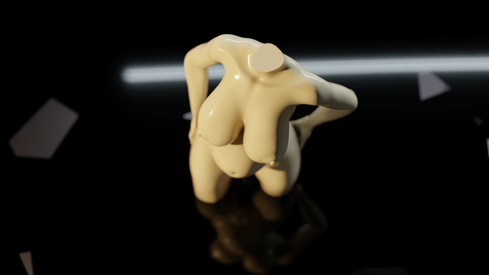 Sexy Woman Statue 6 Pregnant 3D print model_7