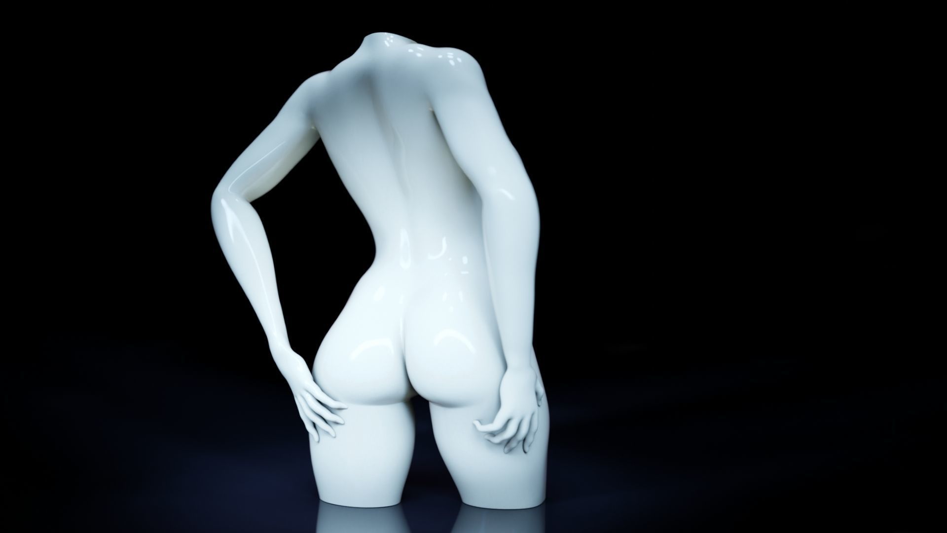 Sexy Woman Statue 6 Pregnant 3D print model_21