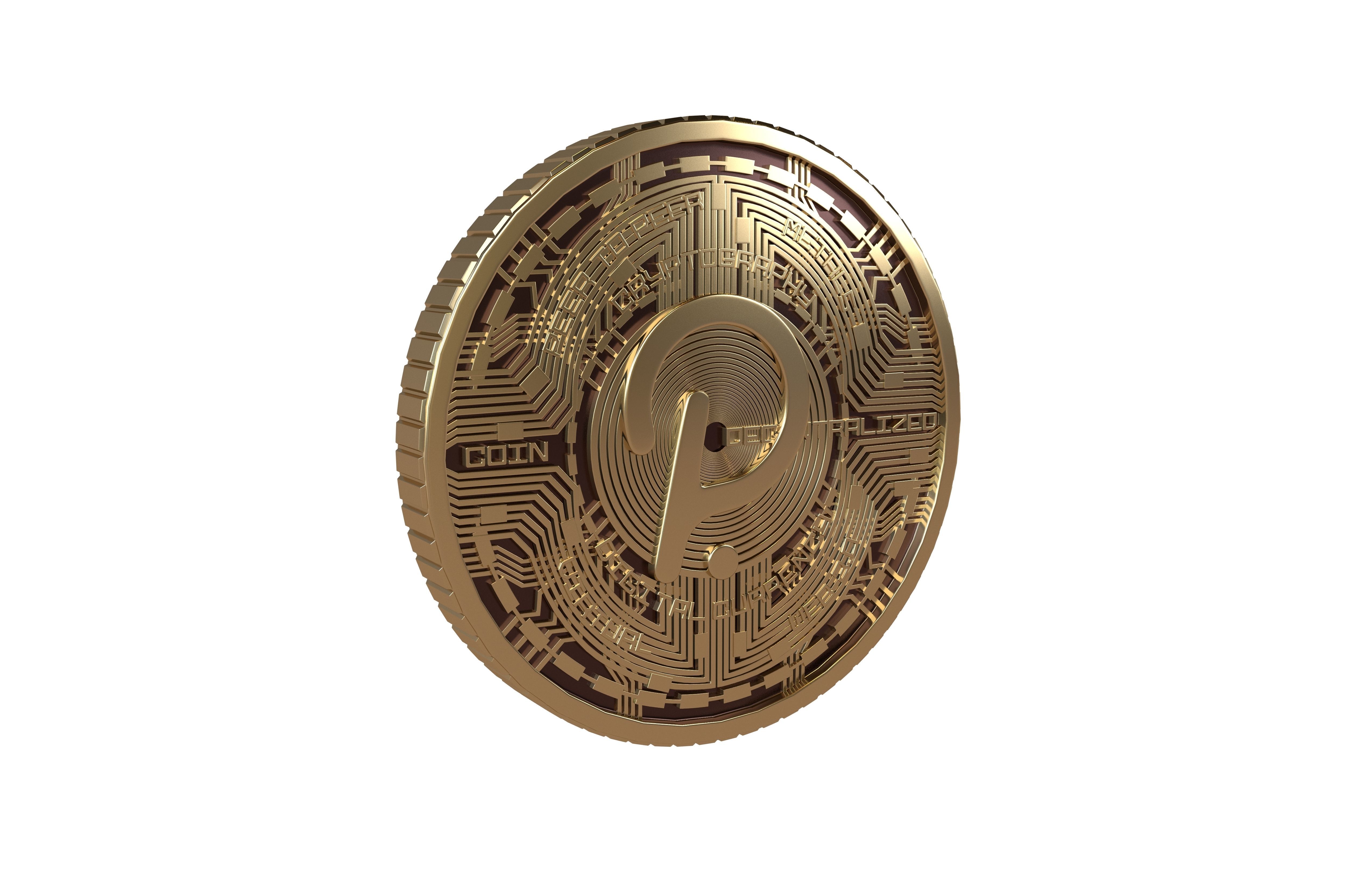 Polkadot Coin v8 002 3D model_1