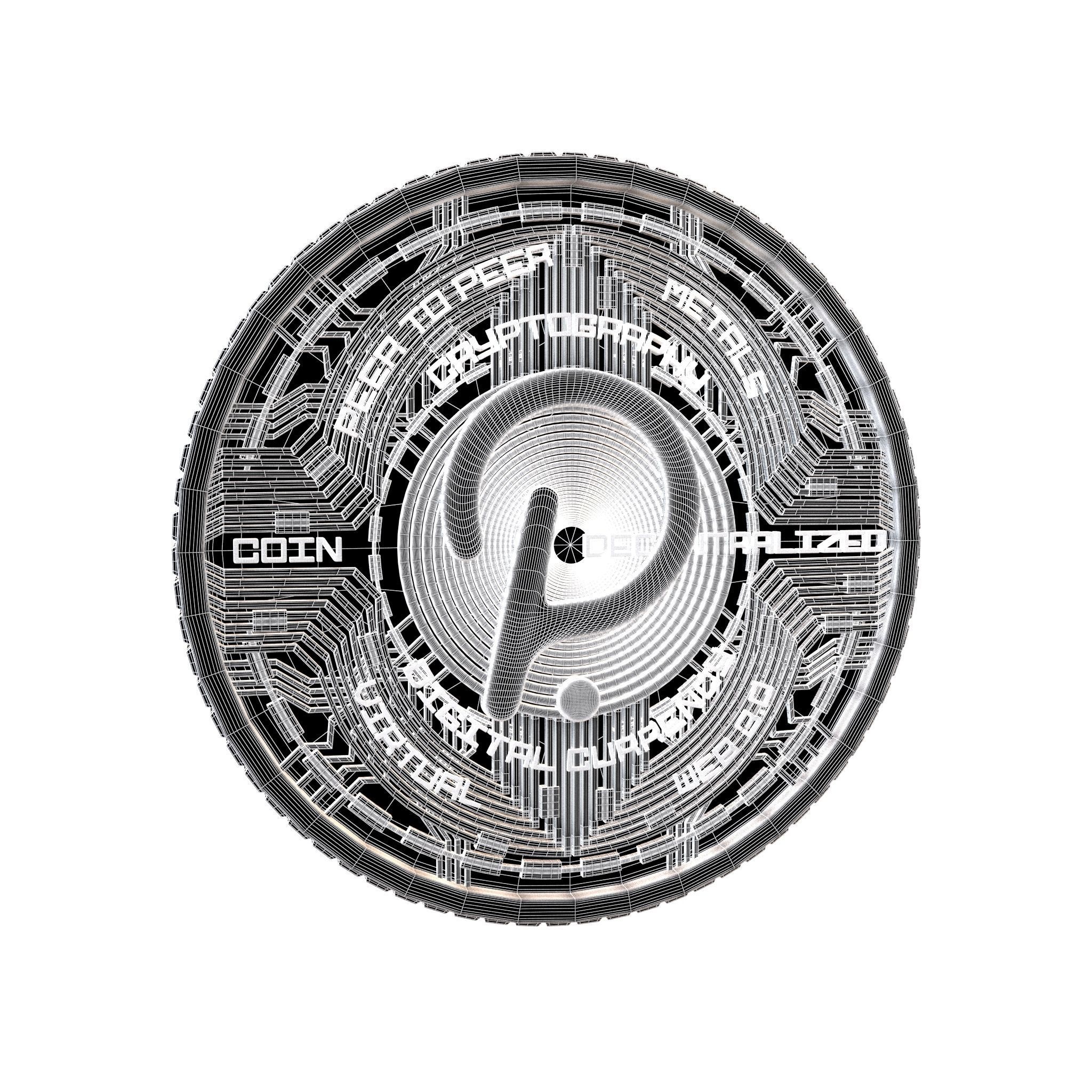 Polkadot Coin v8 002 3D model_12