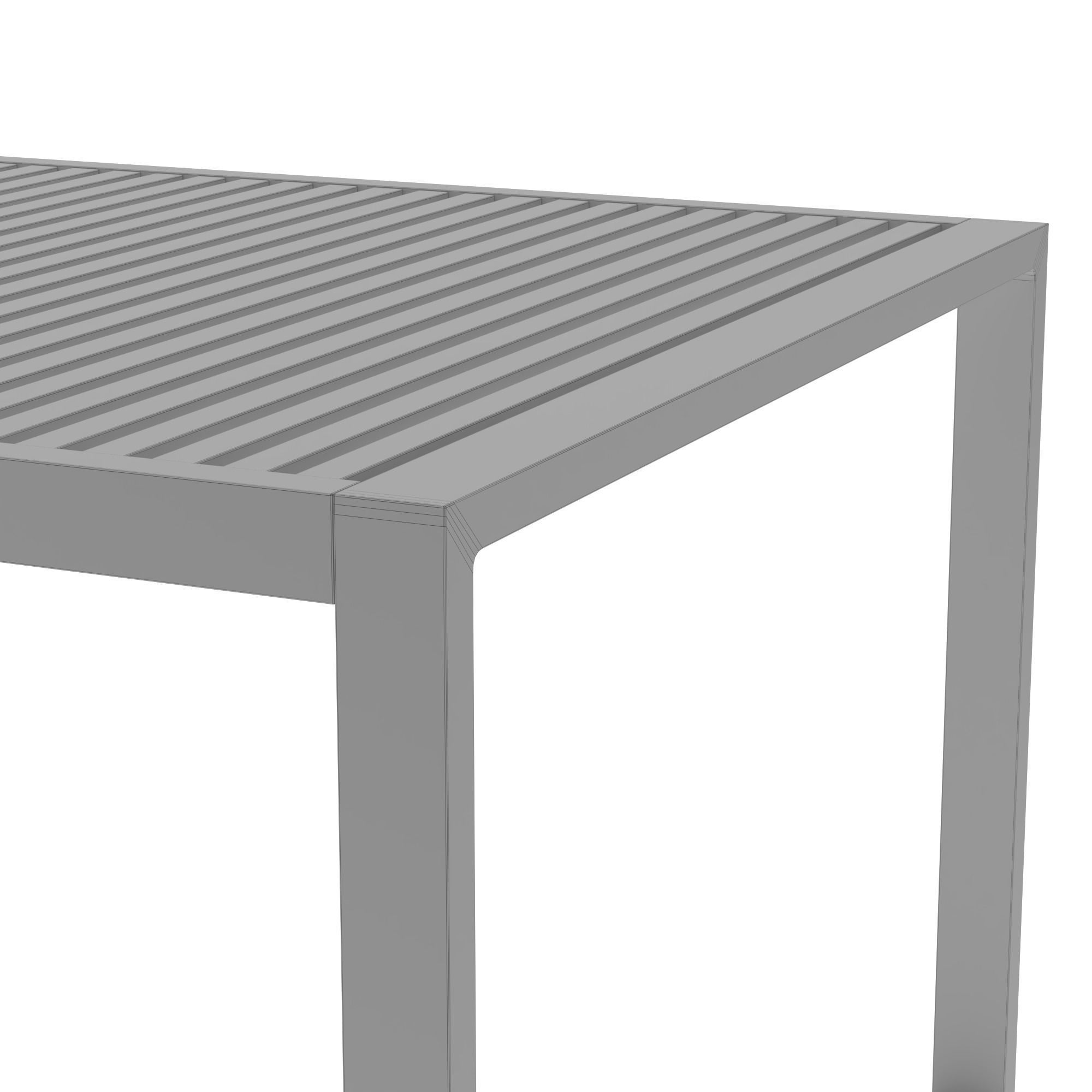 Dining Table 3D model_12