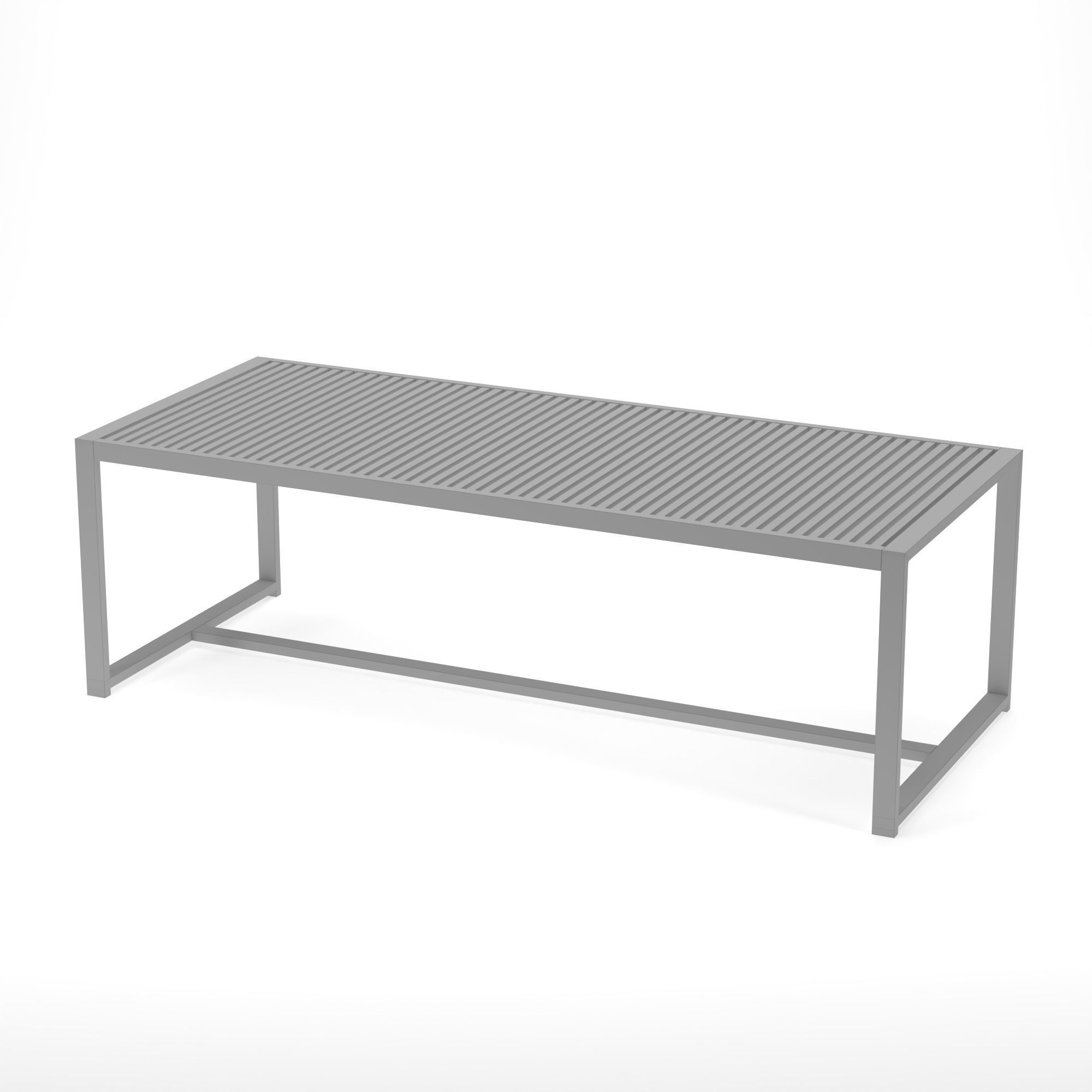 Dining Table 3D model_7