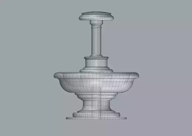 Fountain design 3d model Outdoor Exterior decoration backyard