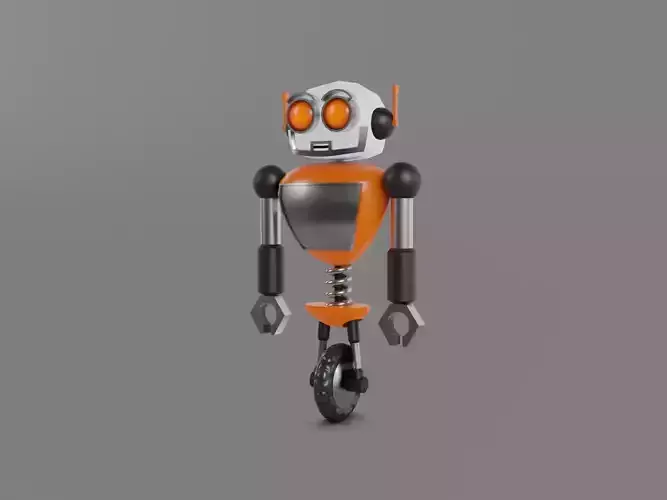 Stylized robot