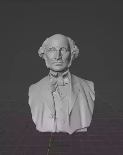 John Stuart Mill 3D print model