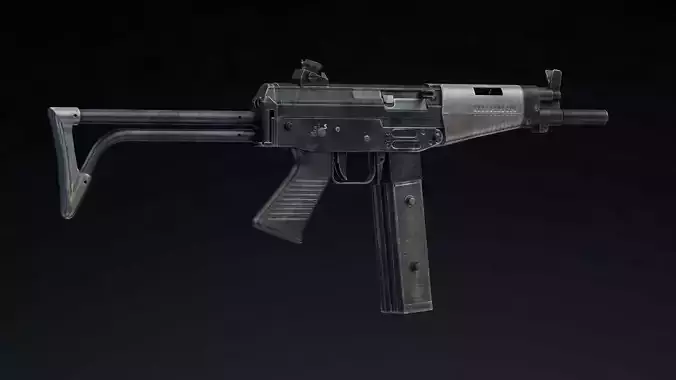 FAMAE SAF Low Poly Low-poly 3D model