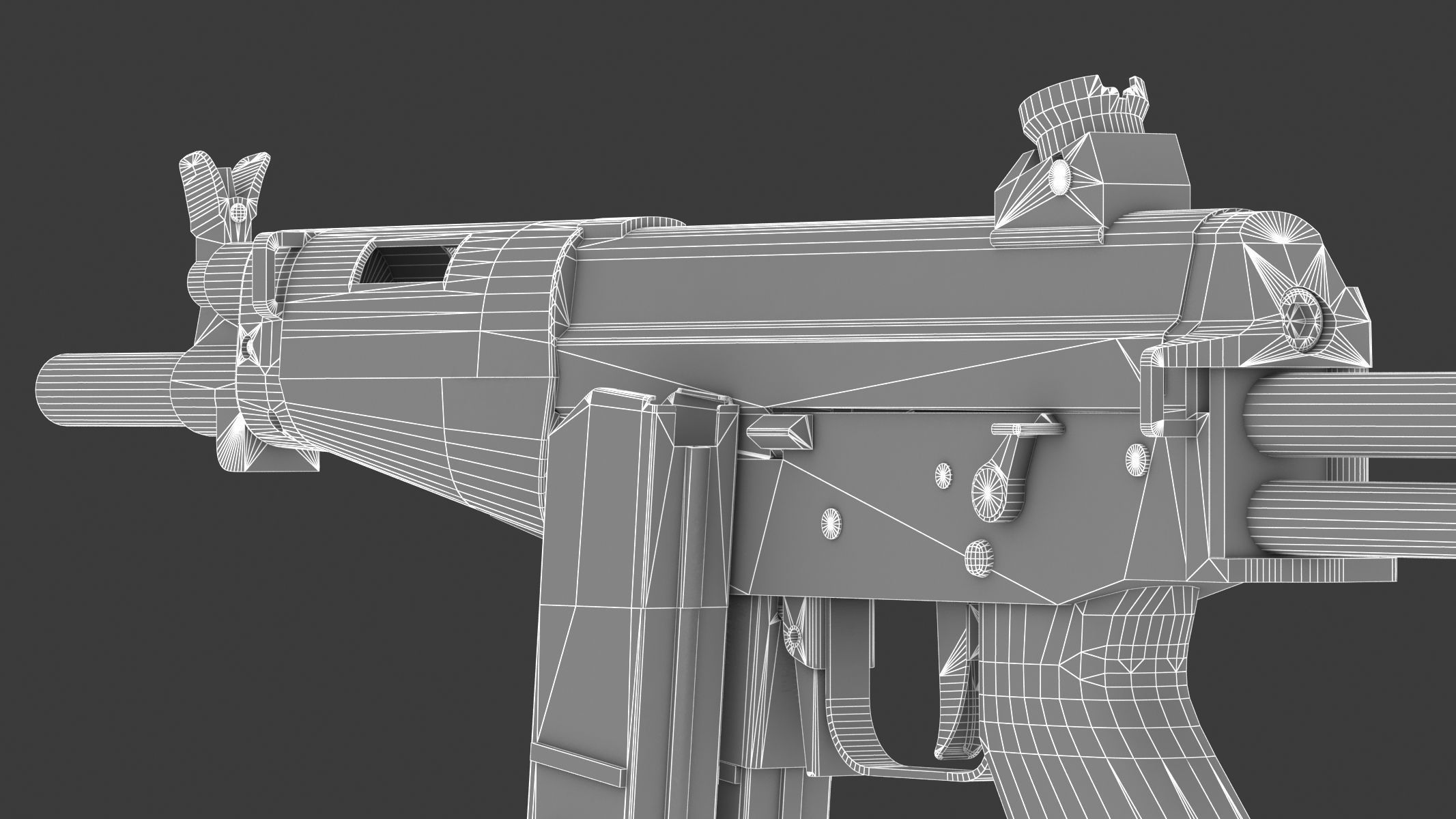 FAMAE SAF Low Poly Low-poly 3D model_22