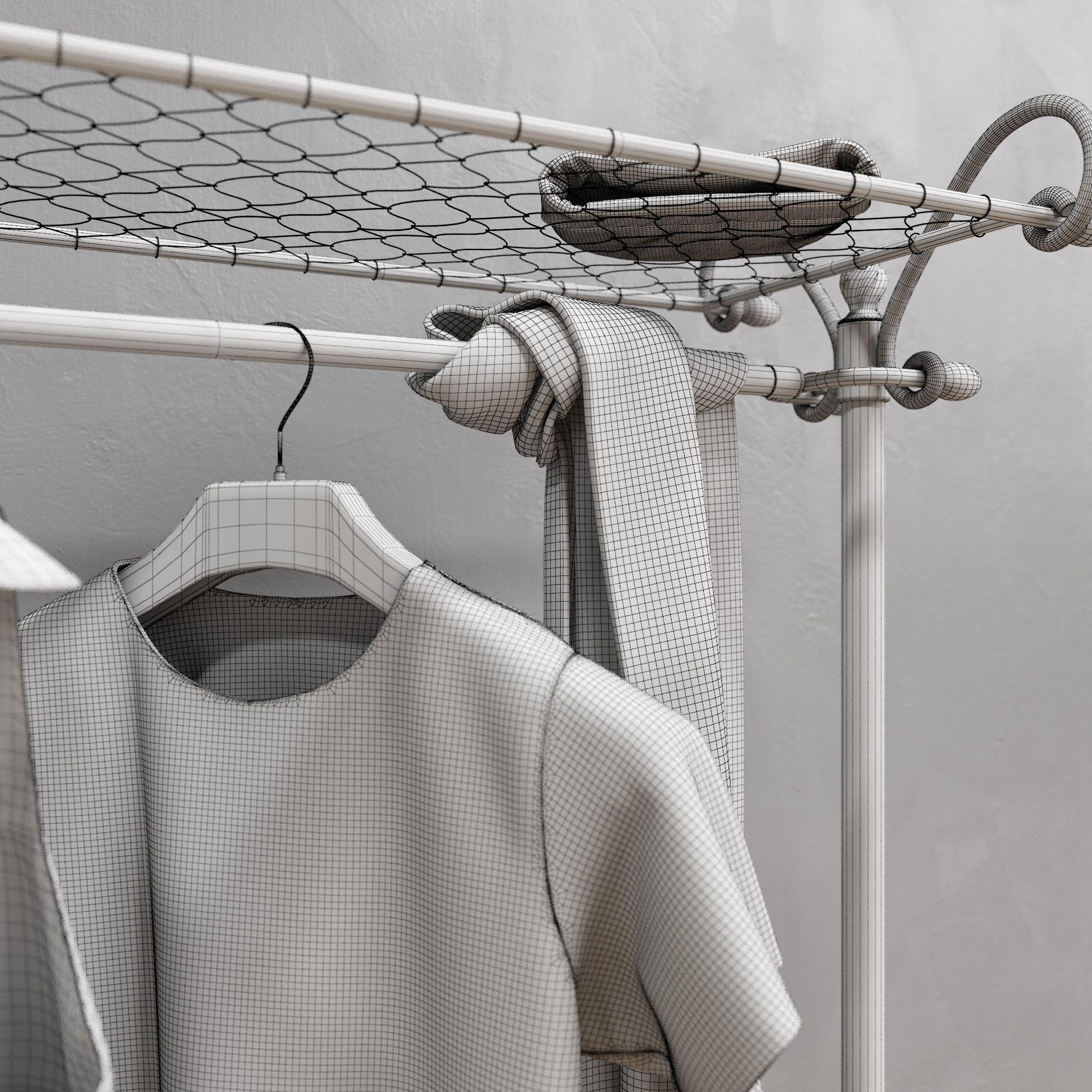 Hallway Hanger KARE DESIGN Cosmopolitan 3D model_11
