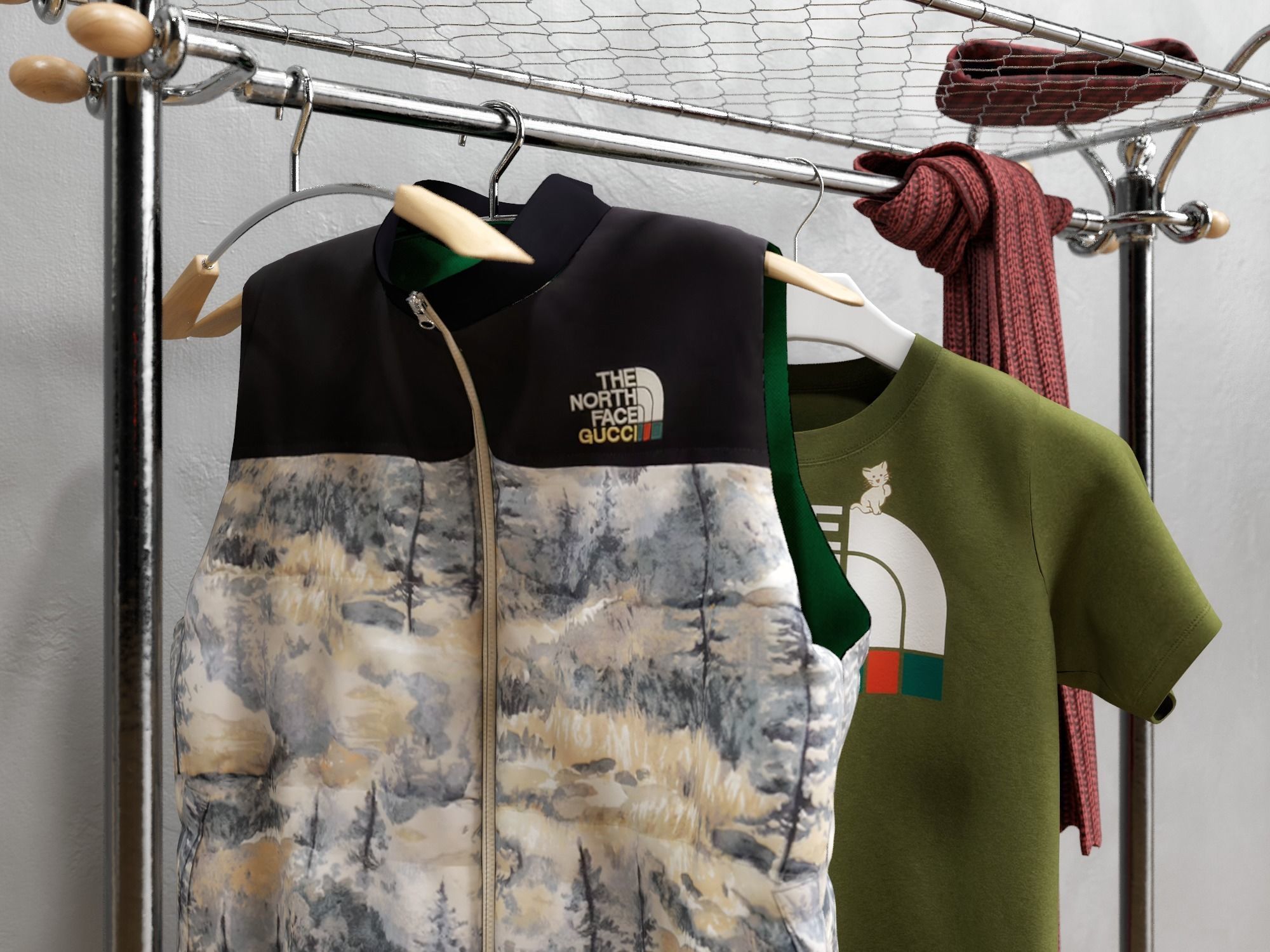 Hallway Hanger KARE DESIGN Cosmopolitan 3D model_4