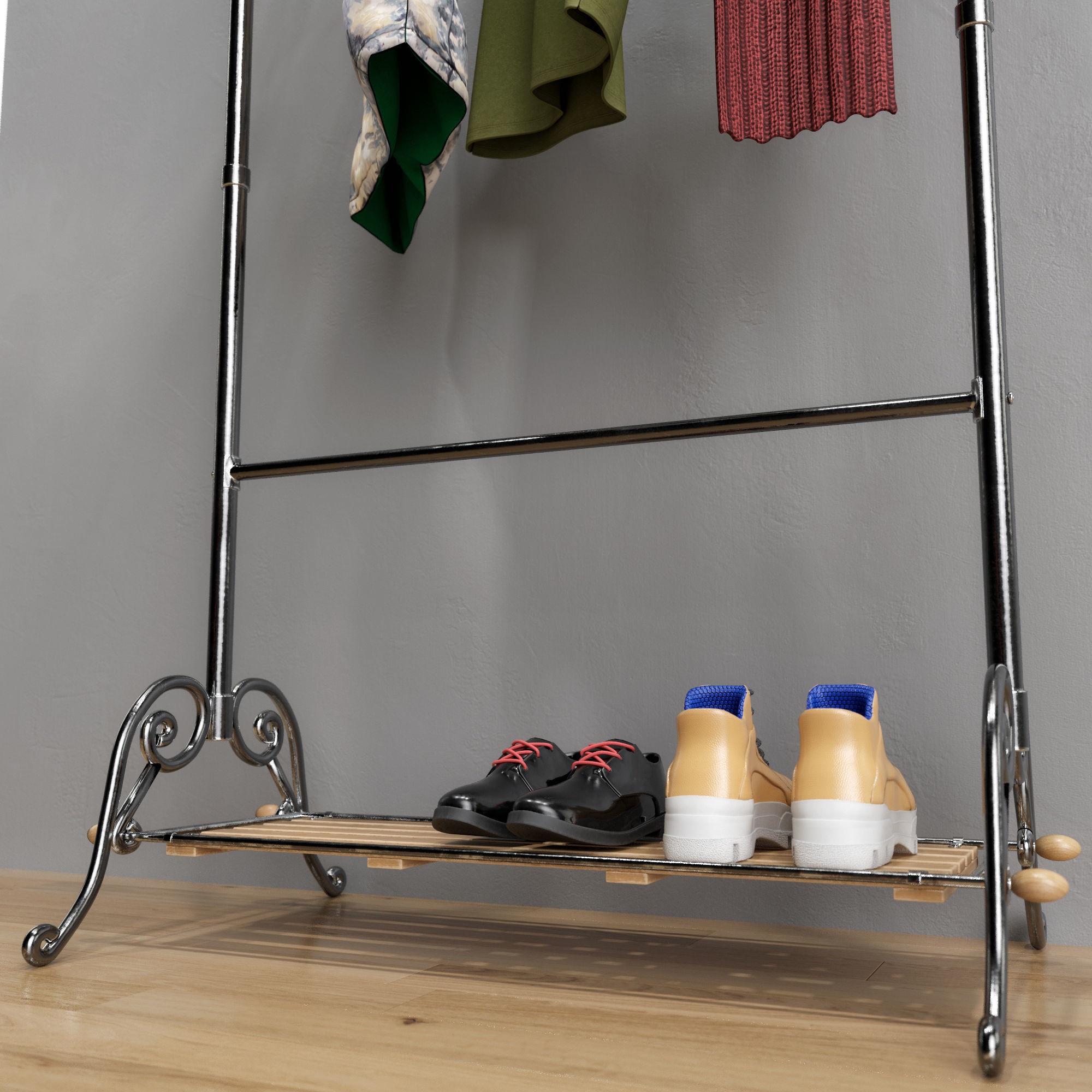 Hallway Hanger KARE DESIGN Cosmopolitan 3D model_7