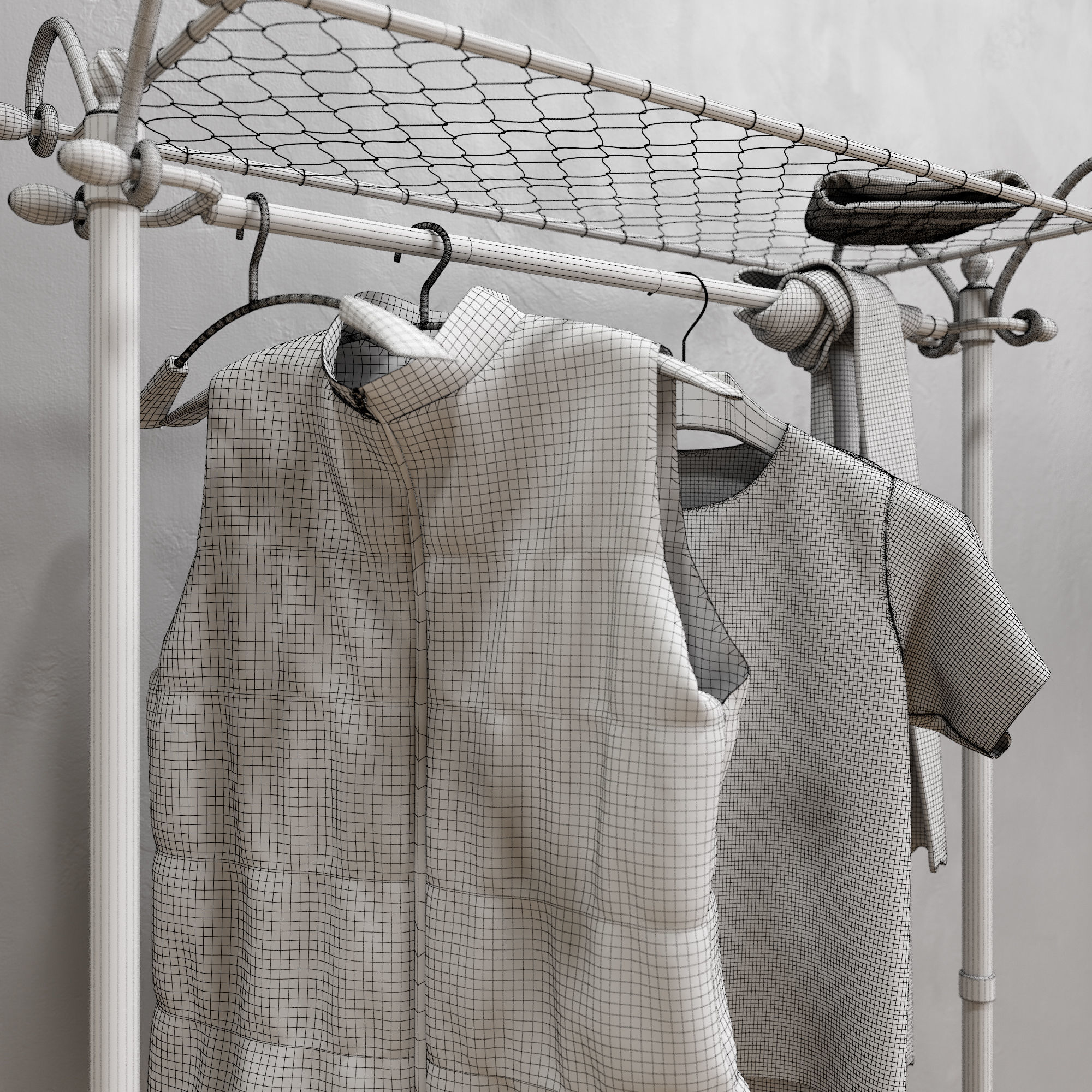 Hallway Hanger KARE DESIGN Cosmopolitan 3D model_12