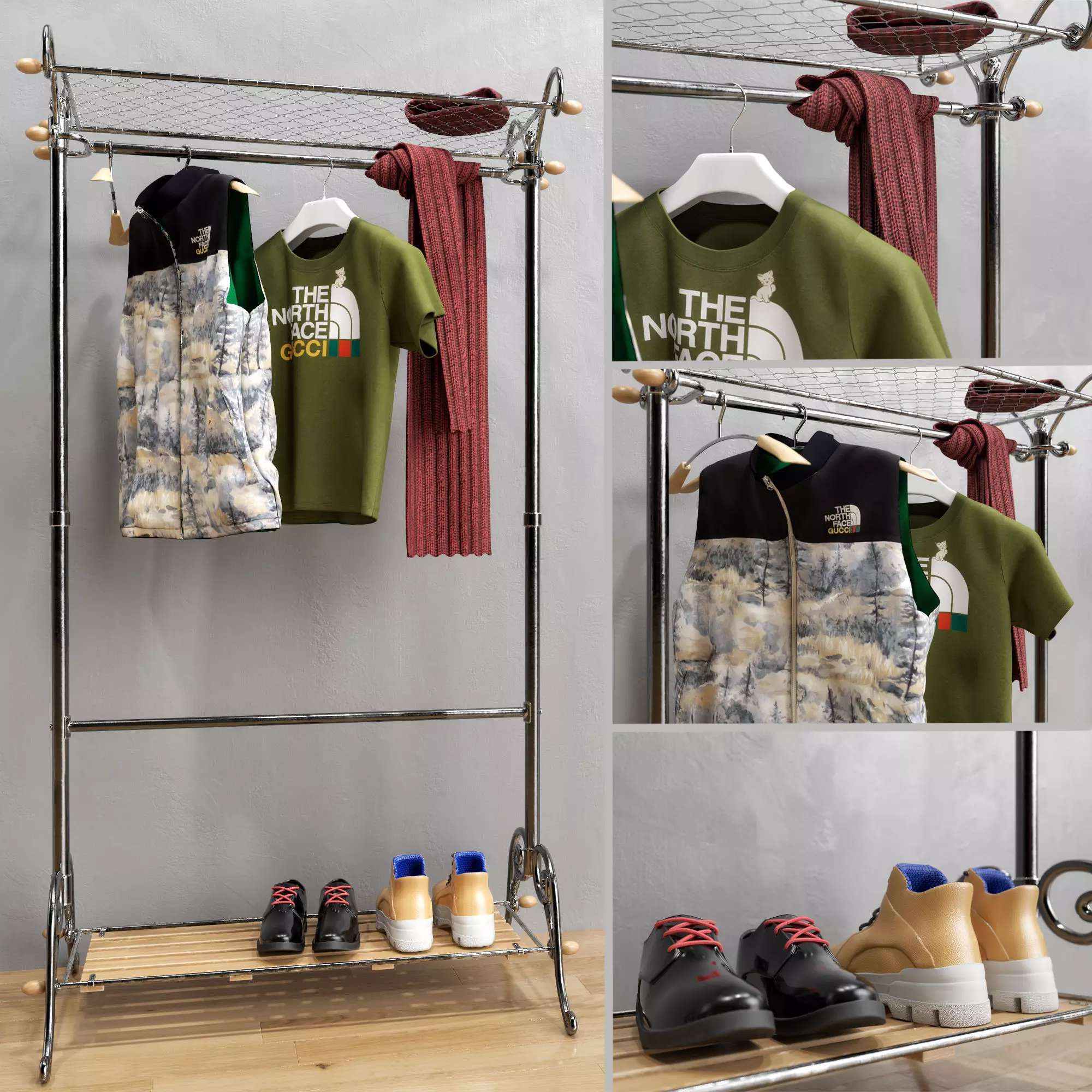 Hallway Hanger KARE DESIGN Cosmopolitan 3D model_0