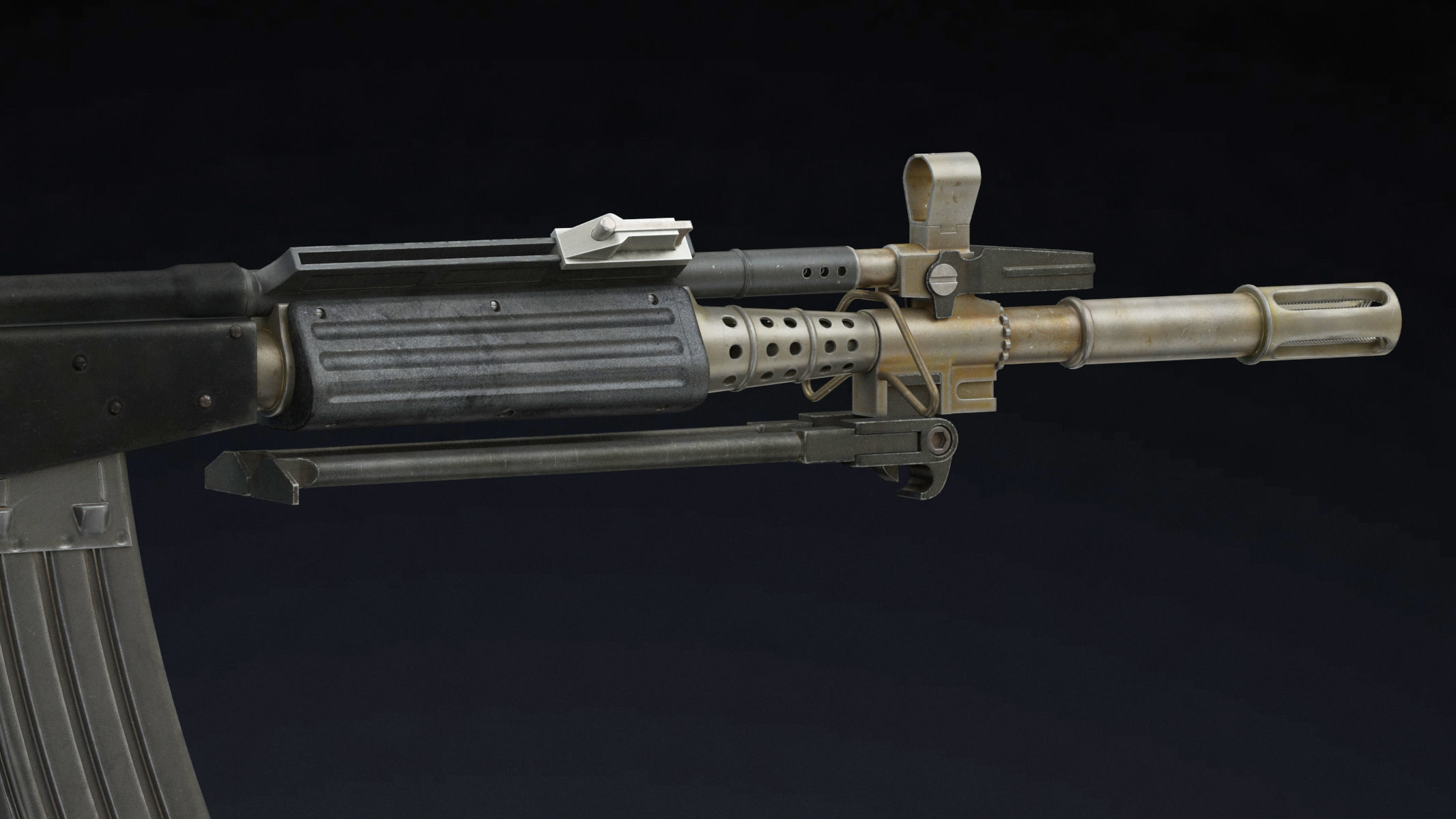 FARA 83 Low Poly Low-poly 3D model_5