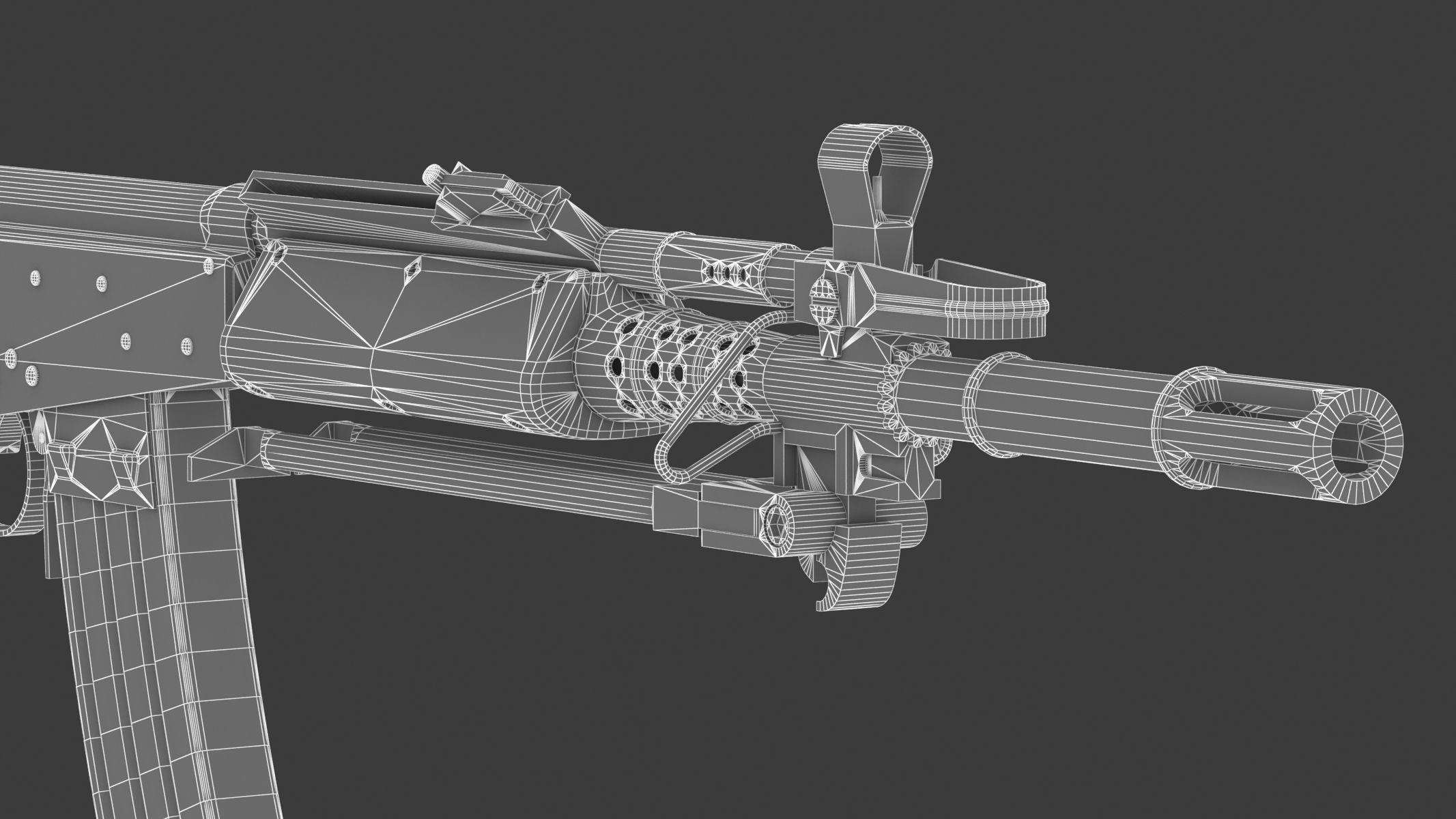 FARA 83 Low Poly Low-poly 3D model_24