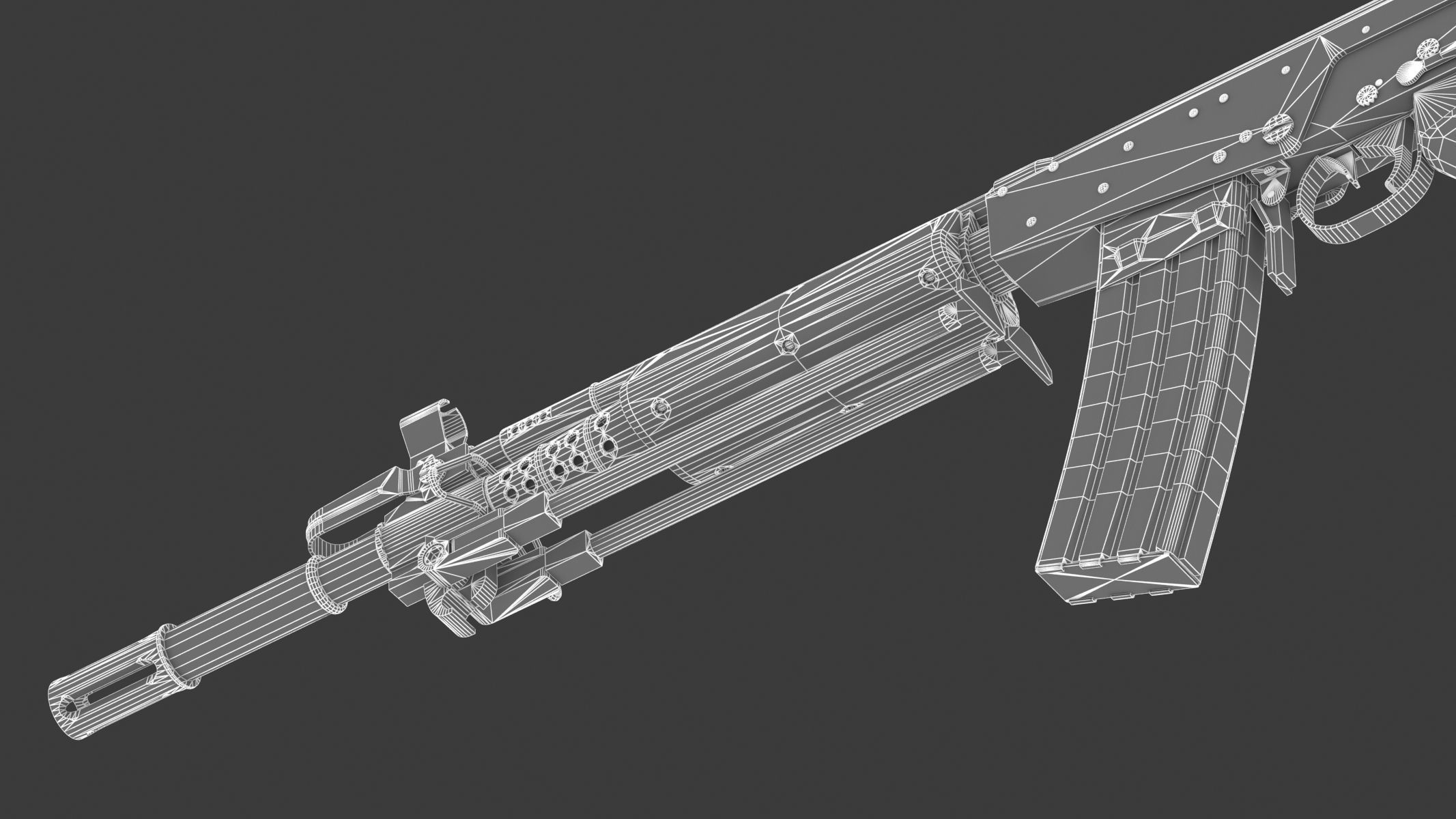 FARA 83 Low Poly Low-poly 3D model_25