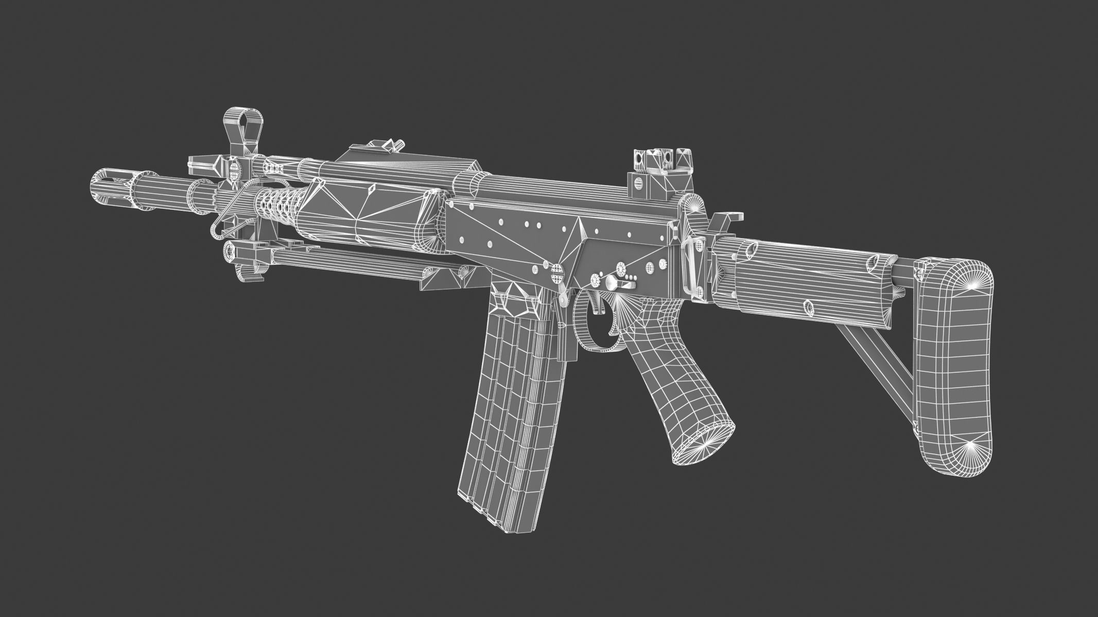 FARA 83 Low Poly Low-poly 3D model_16