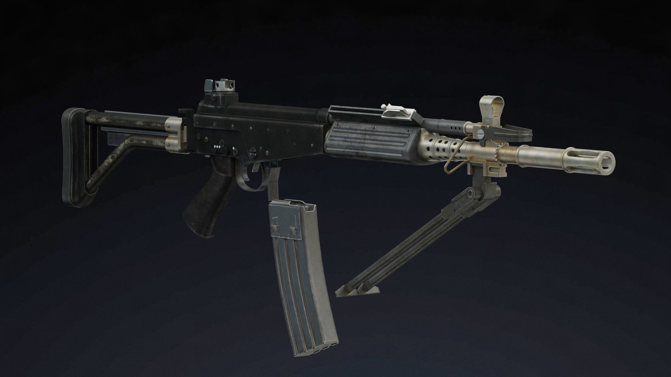 FARA 83 Low Poly Low-poly 3D model_4