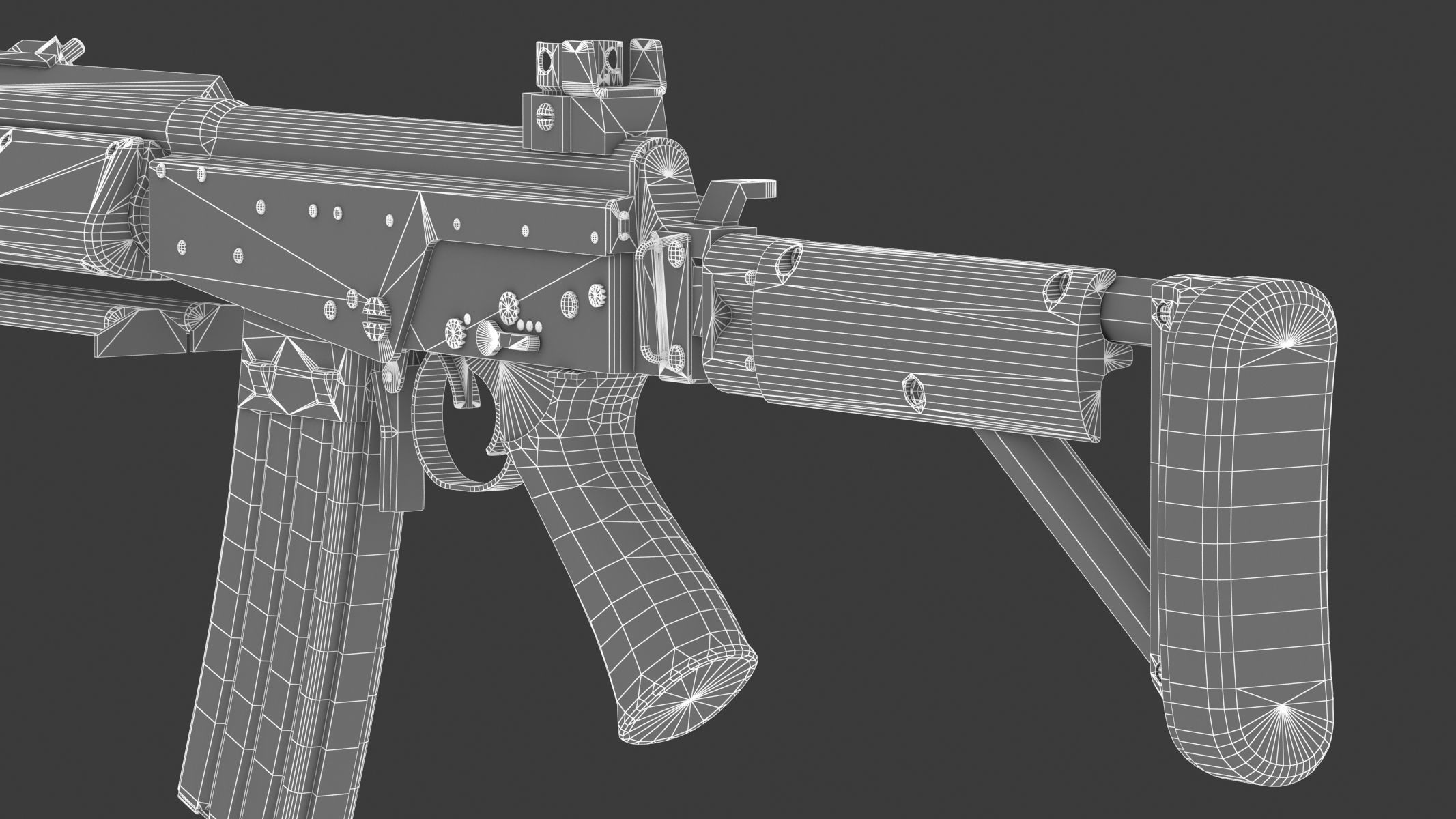 FARA 83 Low Poly Low-poly 3D model_21