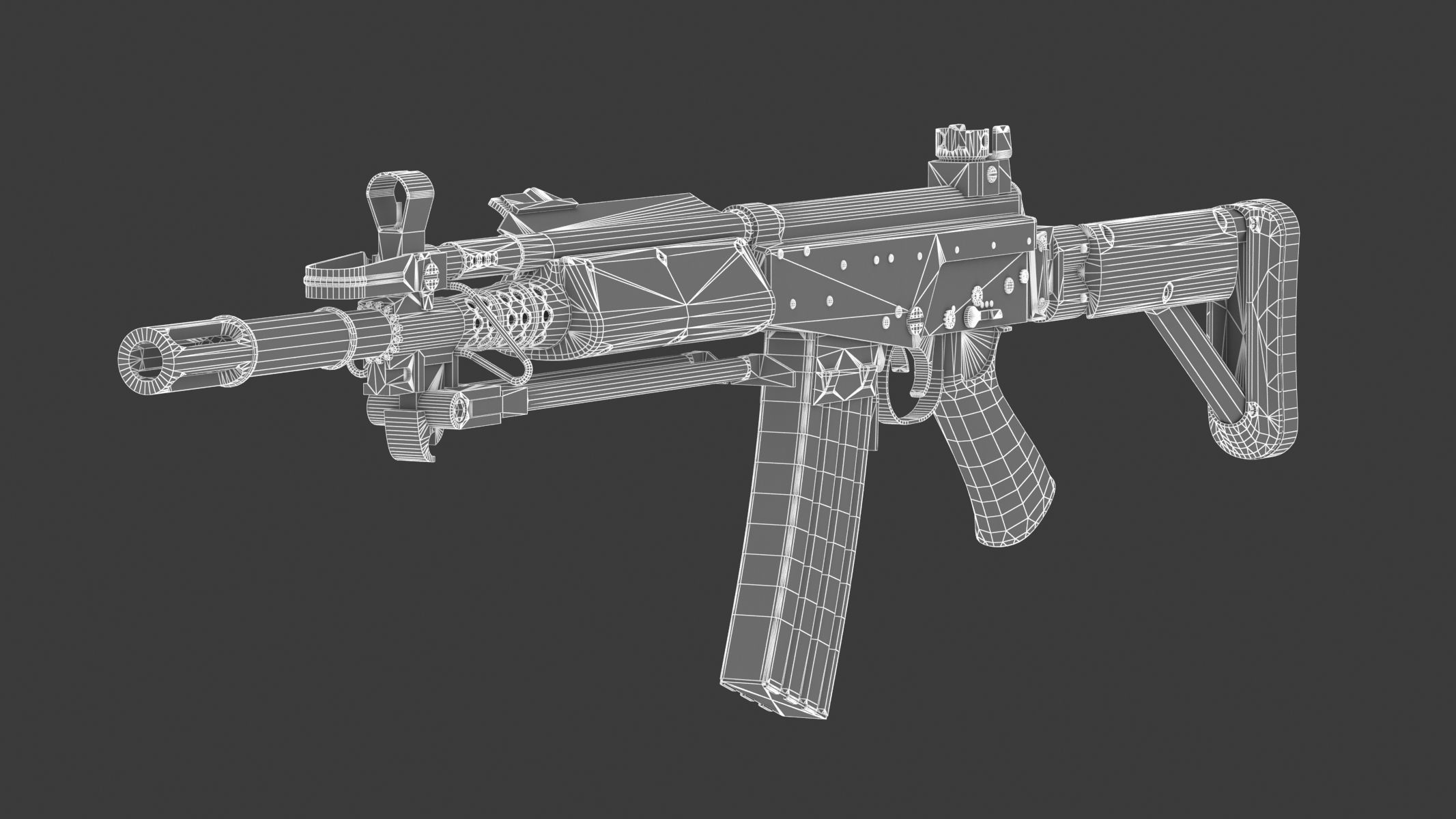 FARA 83 Low Poly Low-poly 3D model_18
