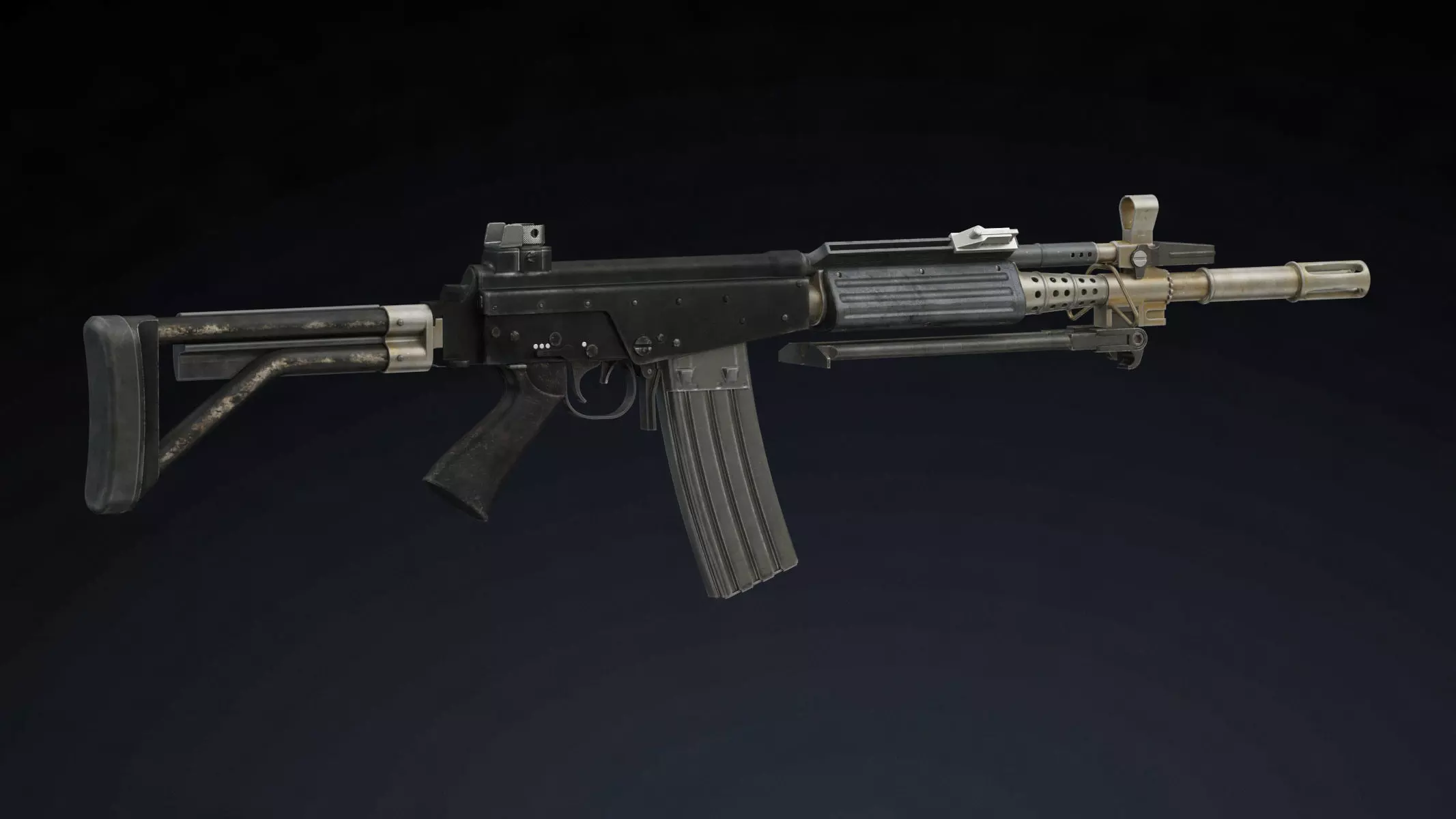 FARA 83 Low Poly Low-poly 3D model_0