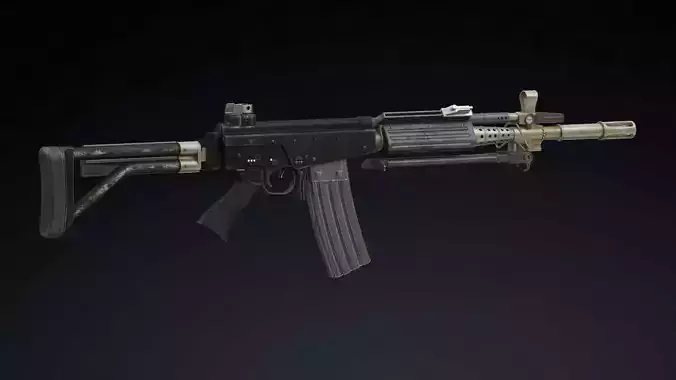 FARA 83 Low Poly Low-poly 3D model