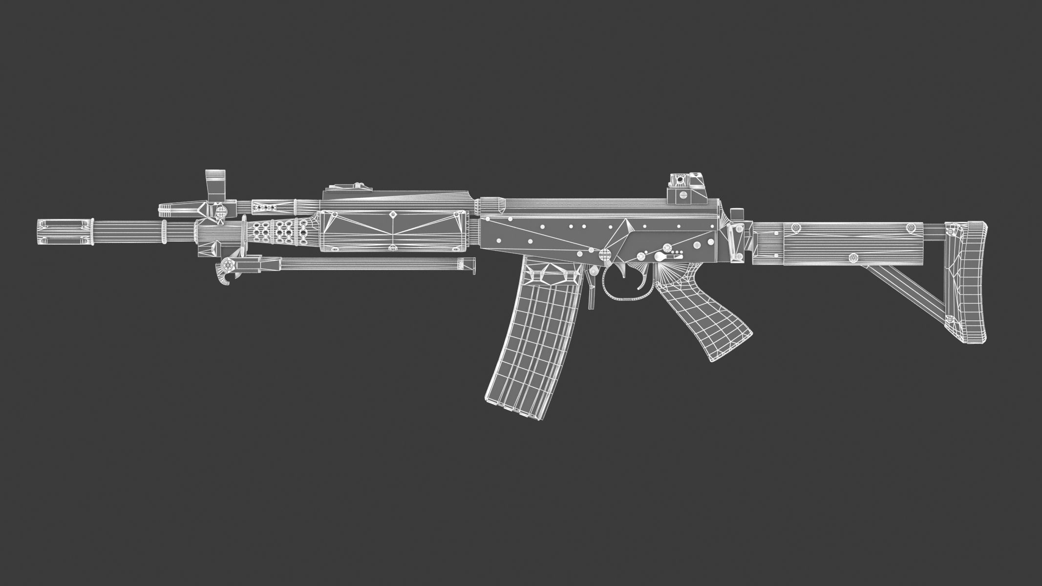 FARA 83 Low Poly Low-poly 3D model_17