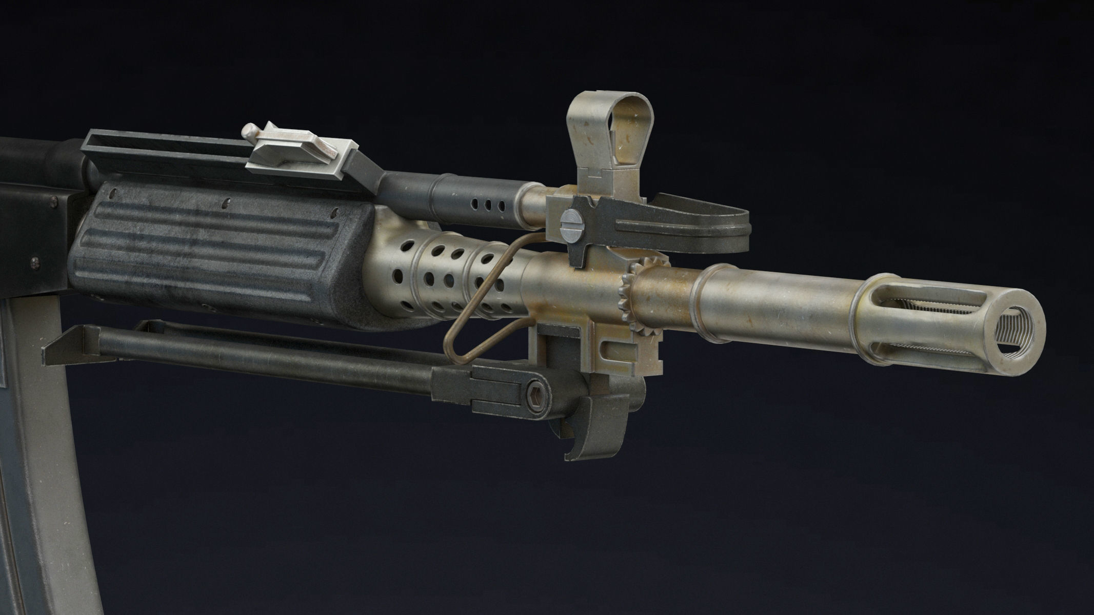 FARA 83 Low Poly Low-poly 3D model_9