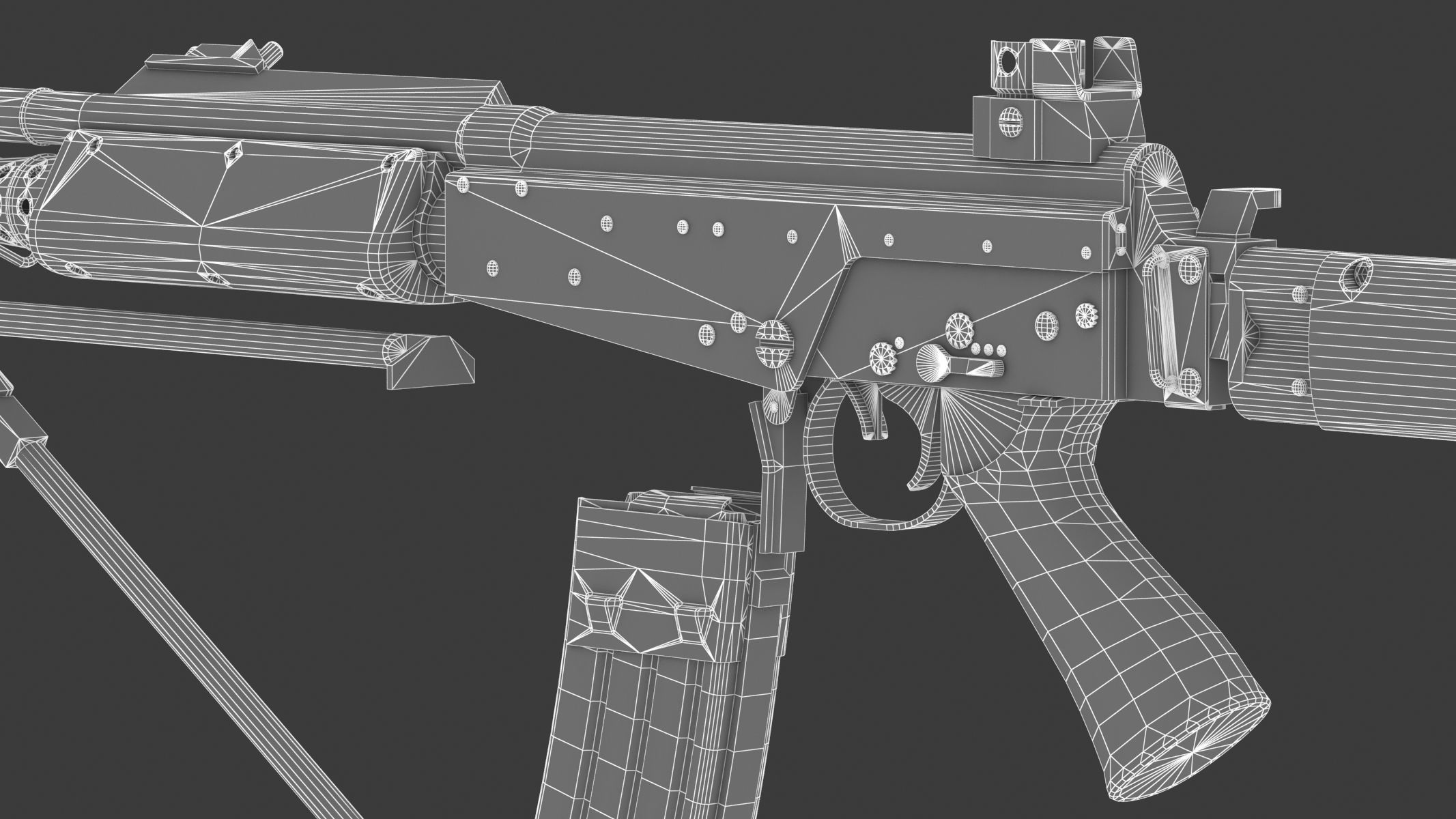 FARA 83 Low Poly Low-poly 3D model_29