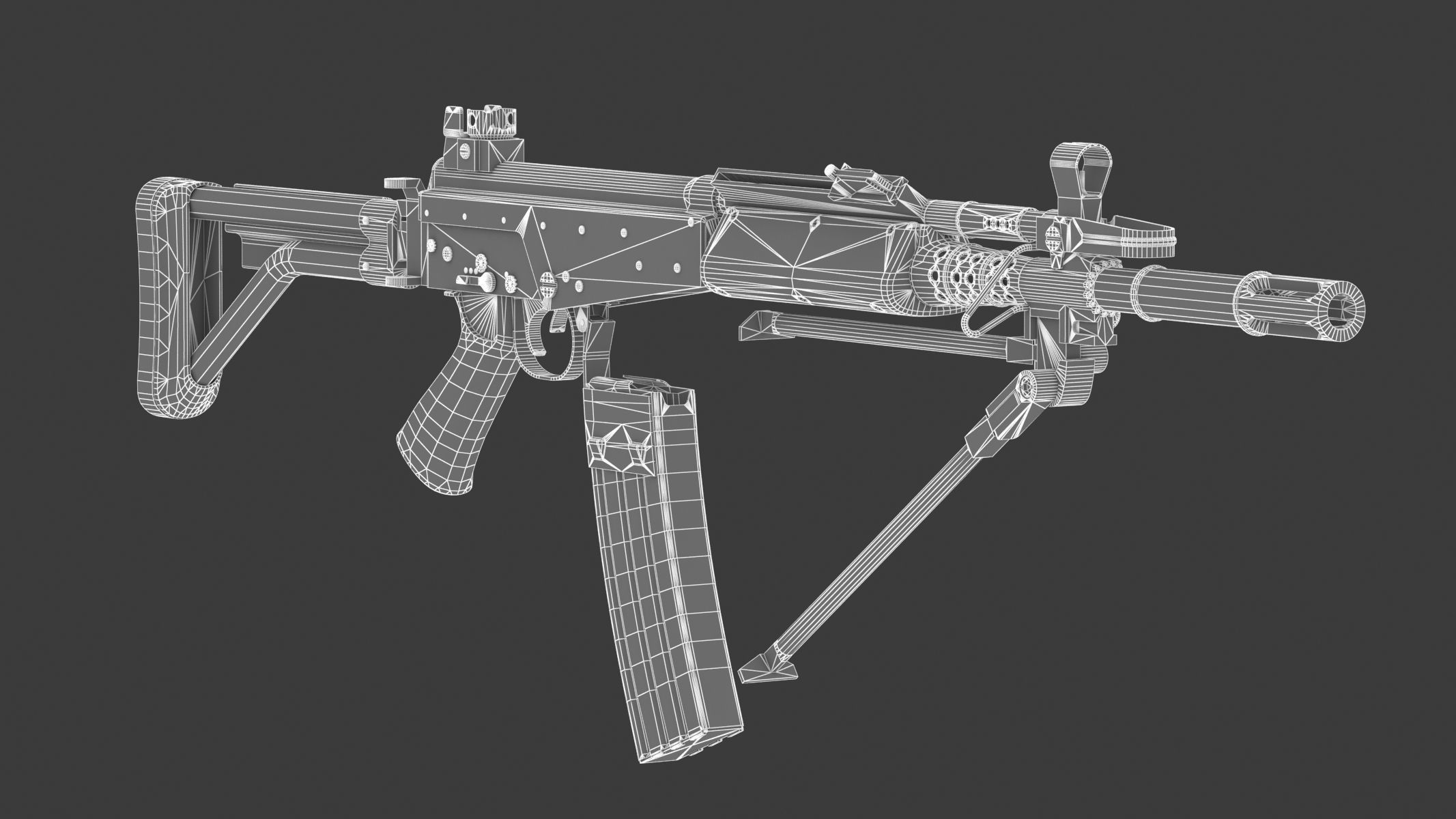 FARA 83 Low Poly Low-poly 3D model_19