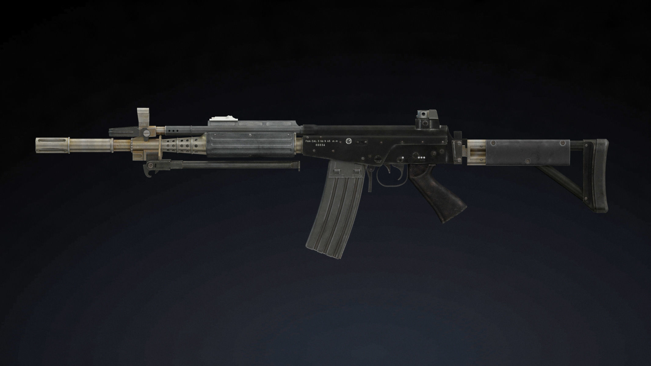 FARA 83 Low Poly Low-poly 3D model_2