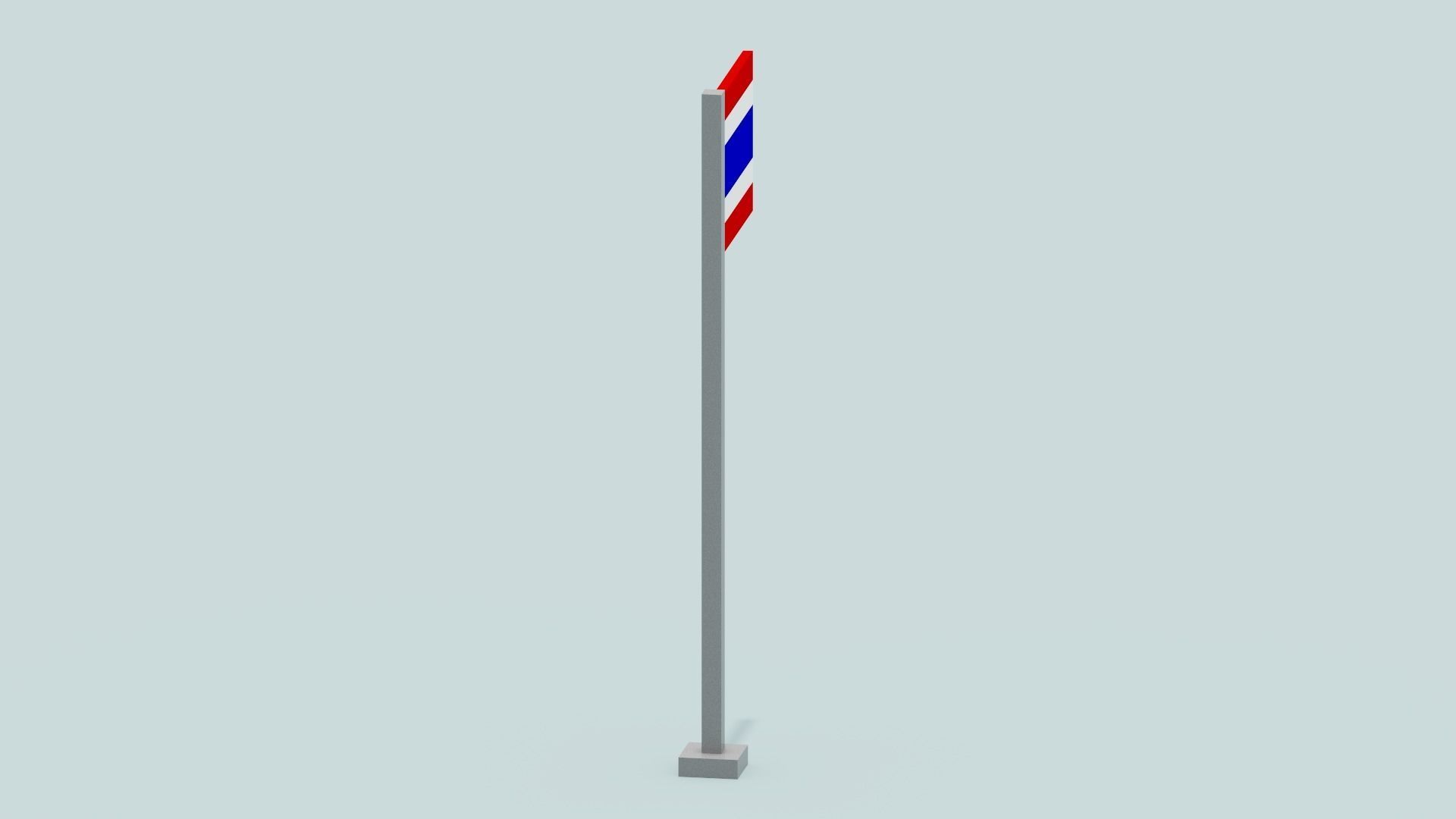 Thailand Flag Low-poly 3D model_12