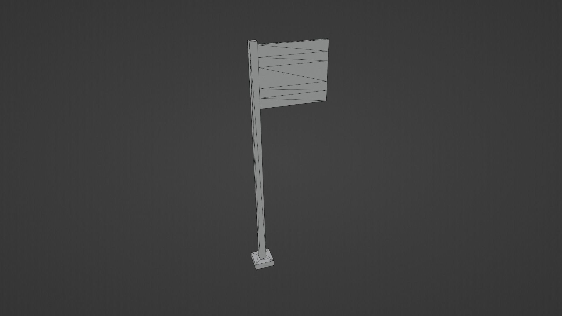 Thailand Flag Low-poly 3D model_10