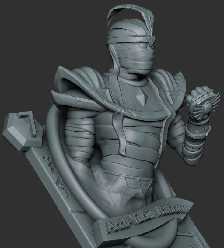 Archvillain Rafaam 3D print model_3