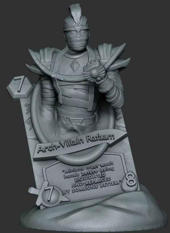 Archvillain Rafaam 3D print model_0