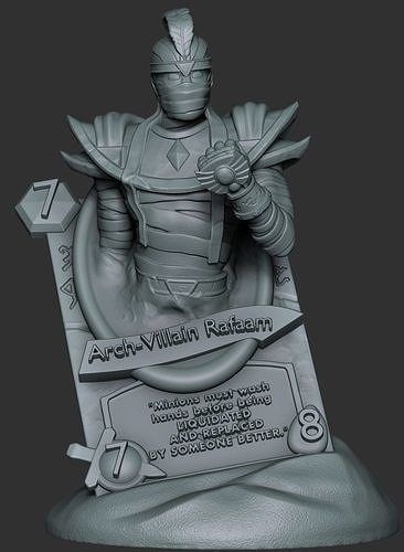 Archvillain Rafaam 3D print model