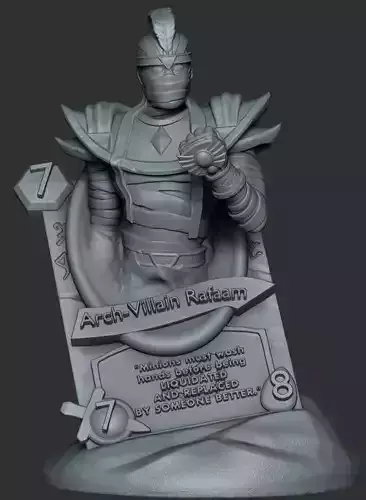 Archvillain Rafaam 3D print model