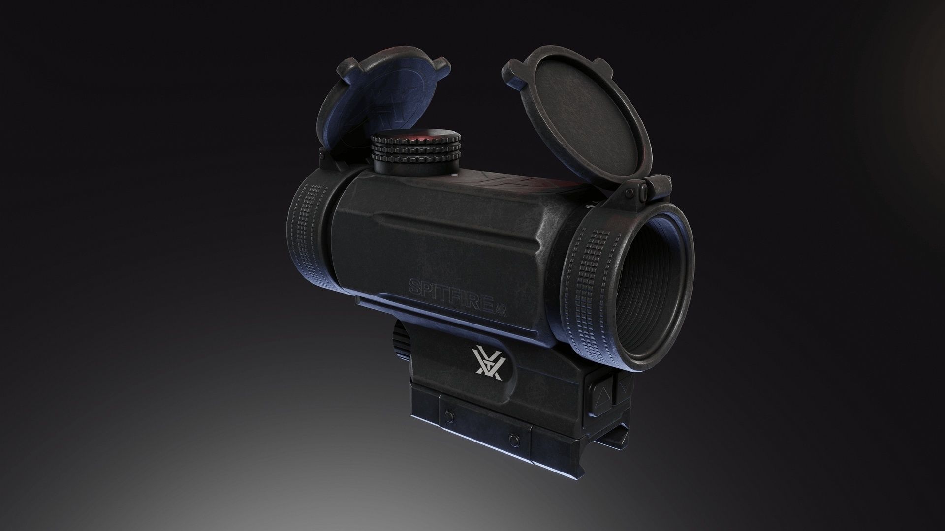 Vortex Spitfire AR Prism Low-poly 3D model_2
