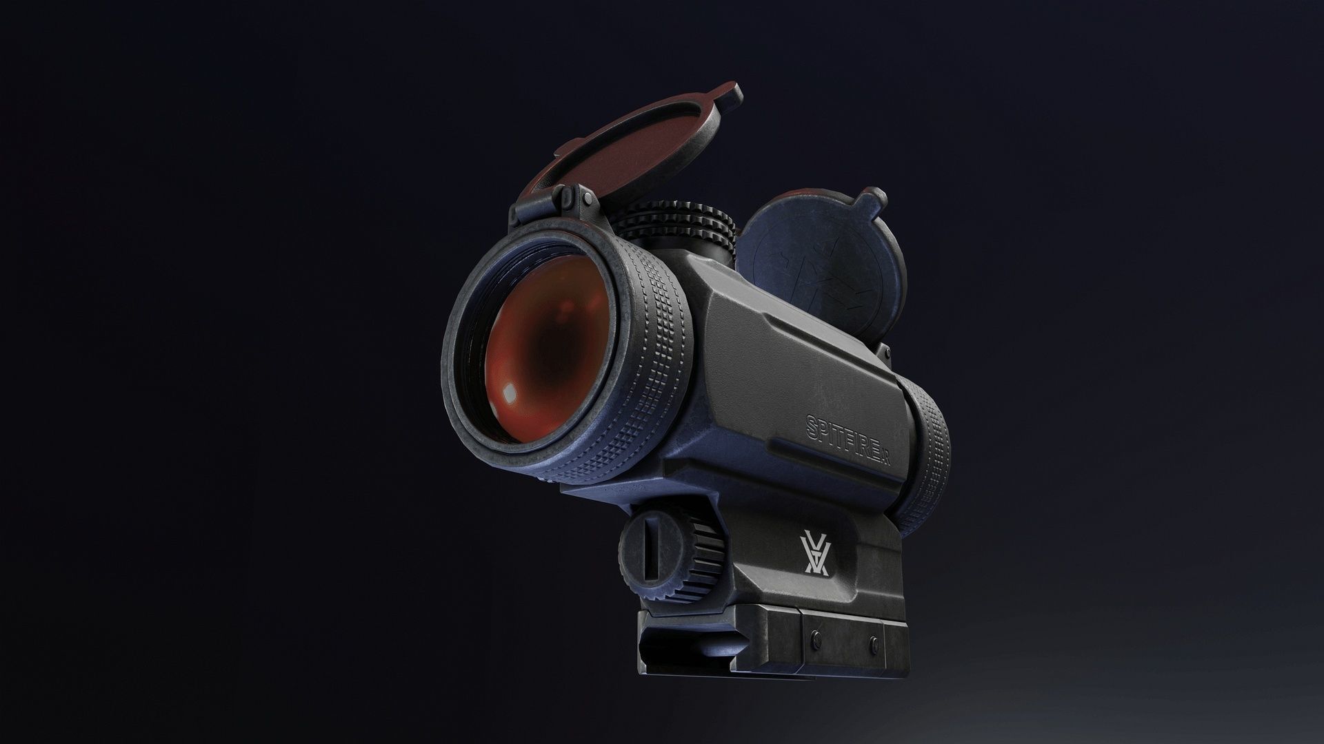 Vortex Spitfire AR Prism Low-poly 3D model_3