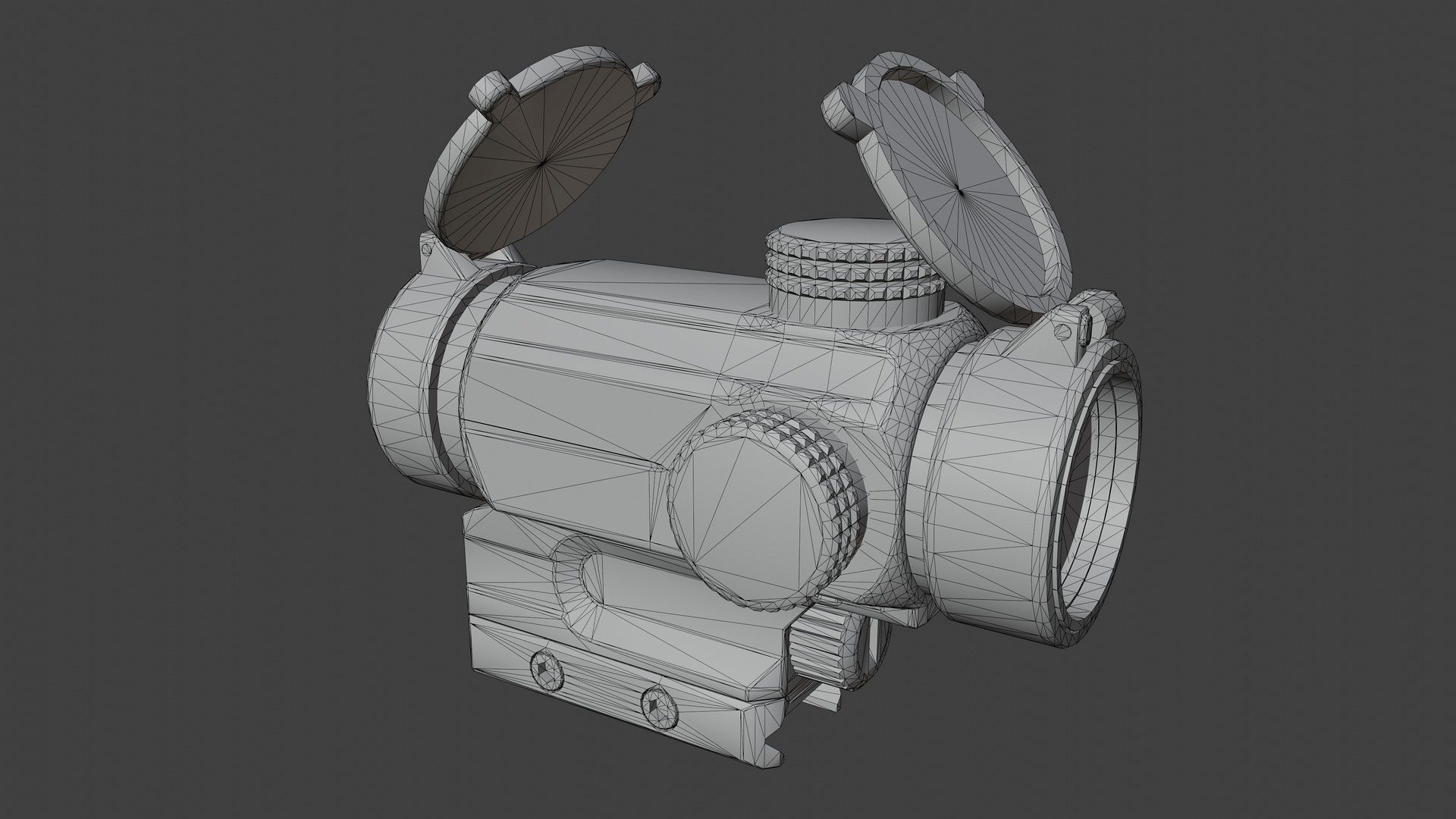 Vortex Spitfire AR Prism Low-poly 3D model_7