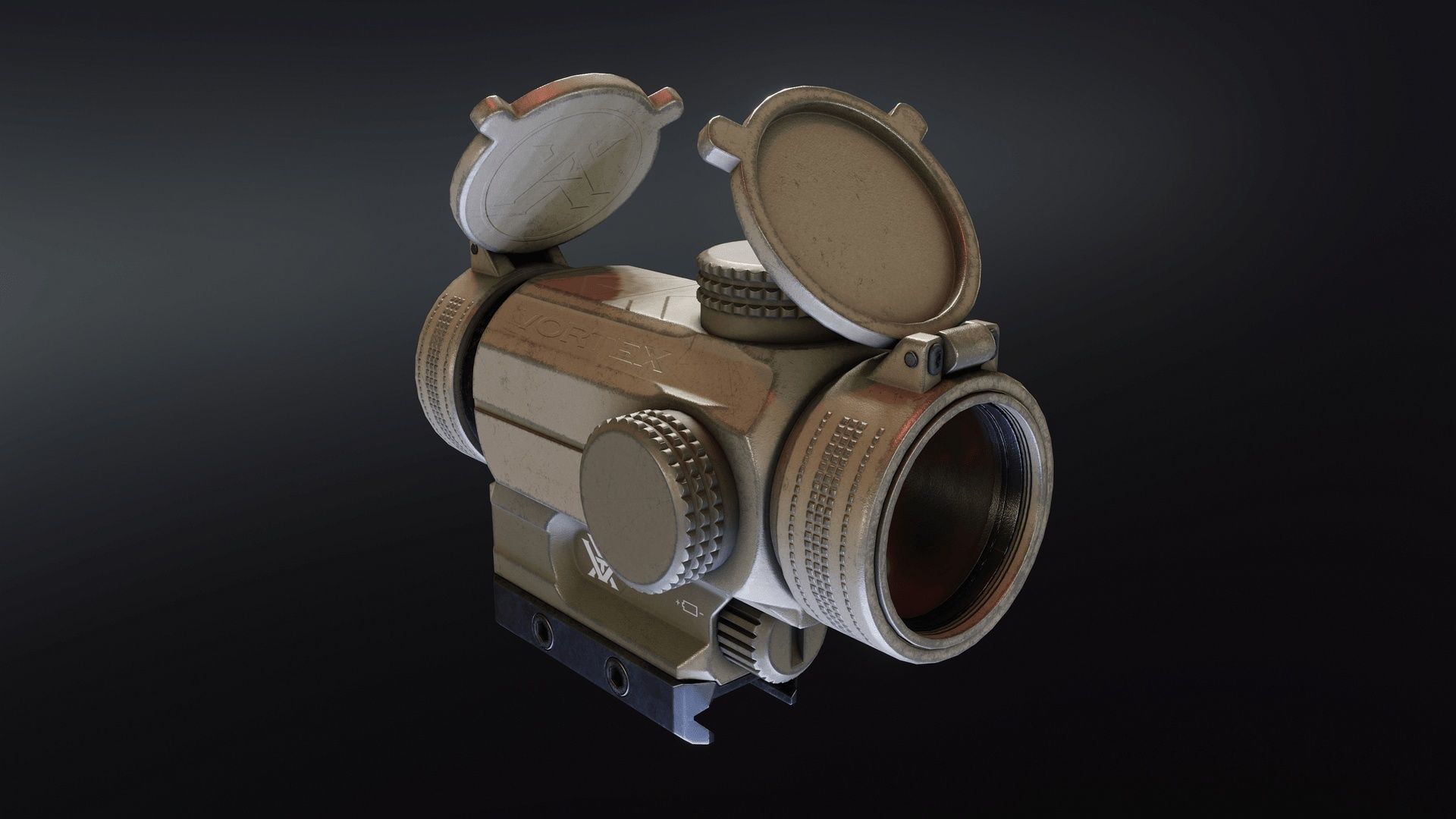 Vortex Spitfire AR Prism Low-poly 3D model_6