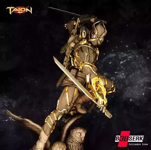B3DSERK December Term Talon Sculpture