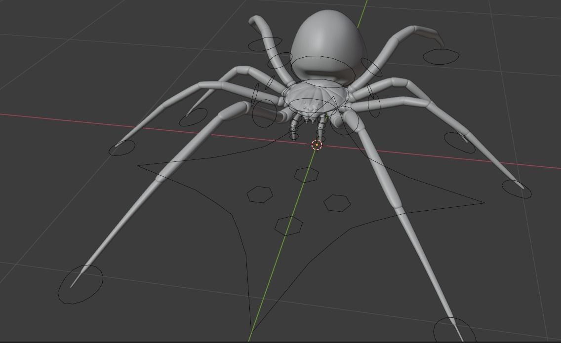 Spider - Rigged 3D model_4