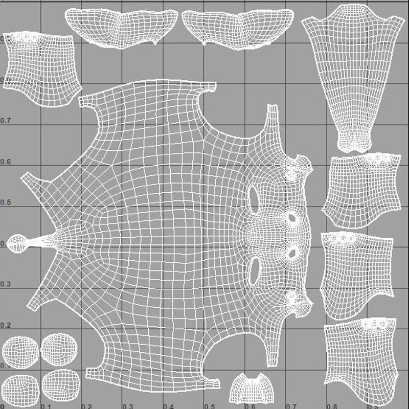 3D Cartoon Elephant Low-poly 3D model_16